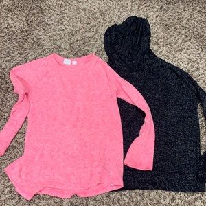 GAP Kids. Size S. Black hoodie. Pink sweater. Great condition